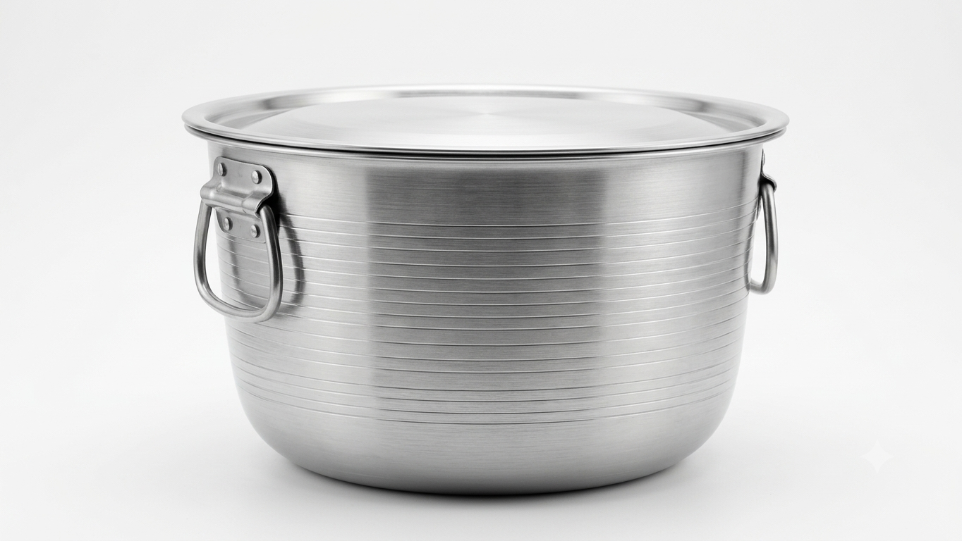 heavy-duty aluminum stockpot
