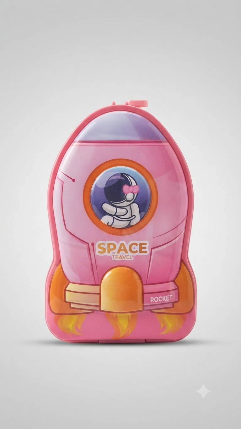 Space Travel Rocket Piggy Bank