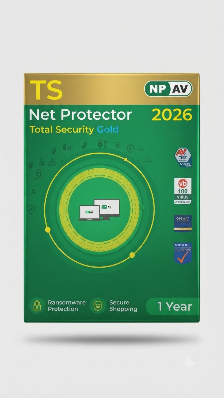 Net Protector Total Security Gold (2026 Edition) - 1 Year