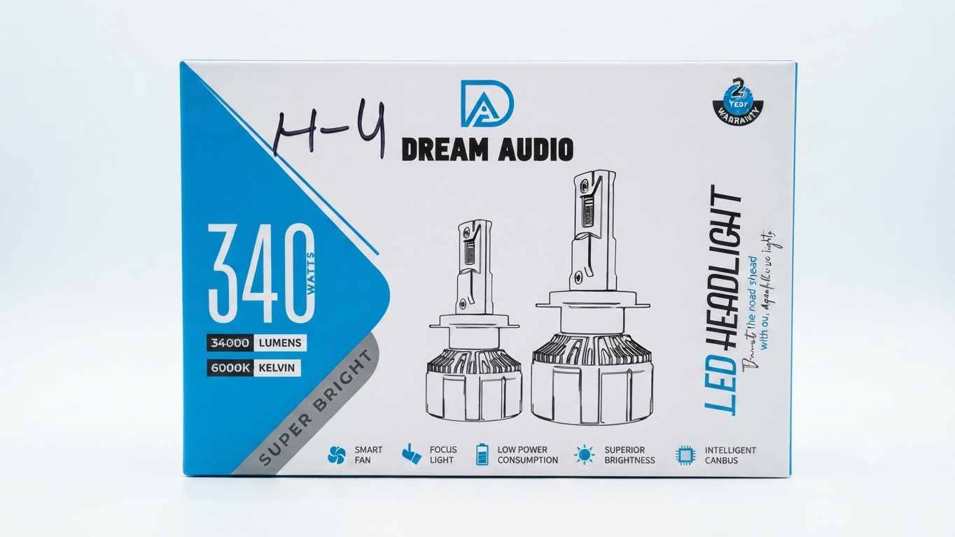 Dream Audio H-4 LED Headlight Bulbs
