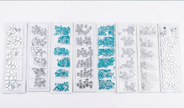 Assorted Self-Adhesive Craft Gems (8-Pack Value Sheet)