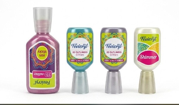Fevicryl 3D Outliner - Shimmer & Glitters