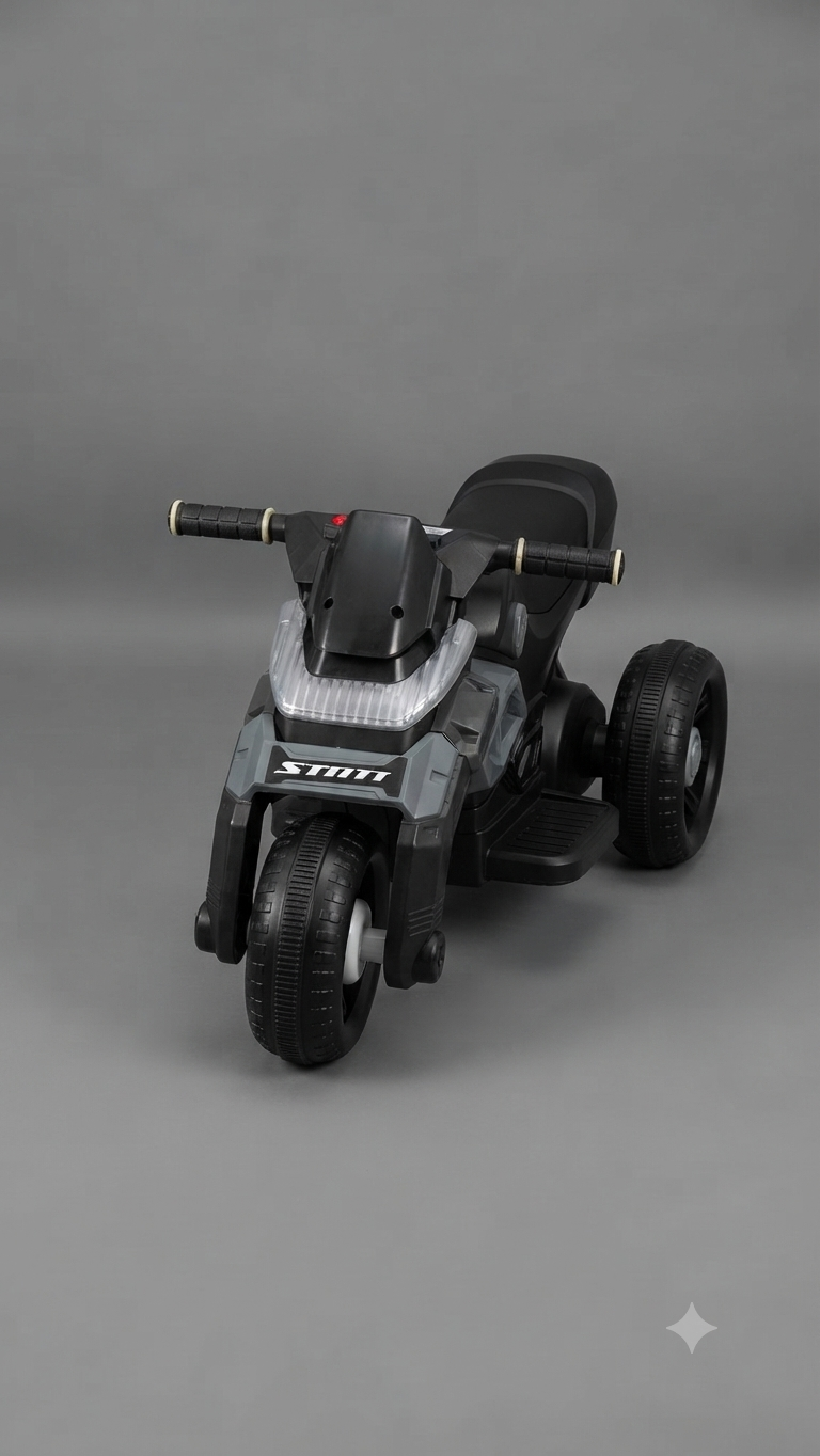 "STITT" Futuristic 3-Wheel Kids' Ride-On Motorcycle