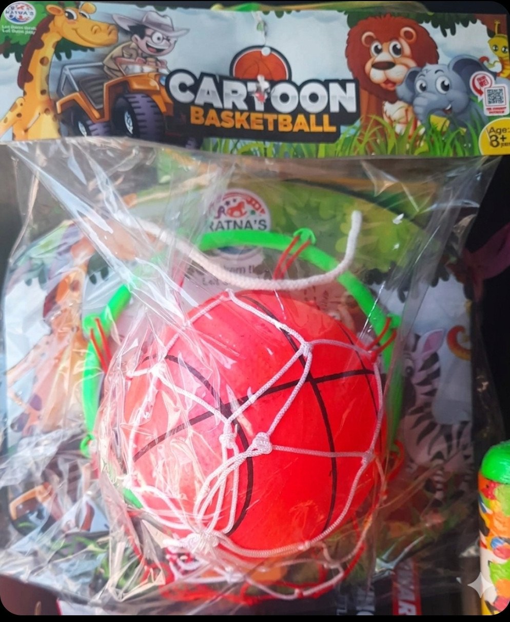 Ratna's Cartoon Basketball Set