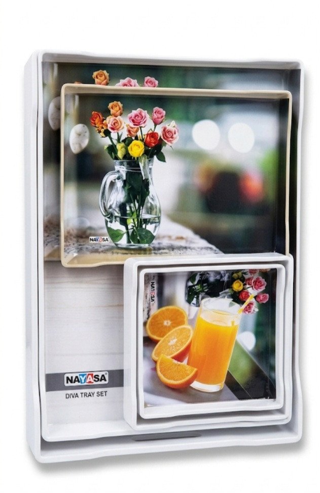 Nayasa Diva Tray Set (3-Piece)